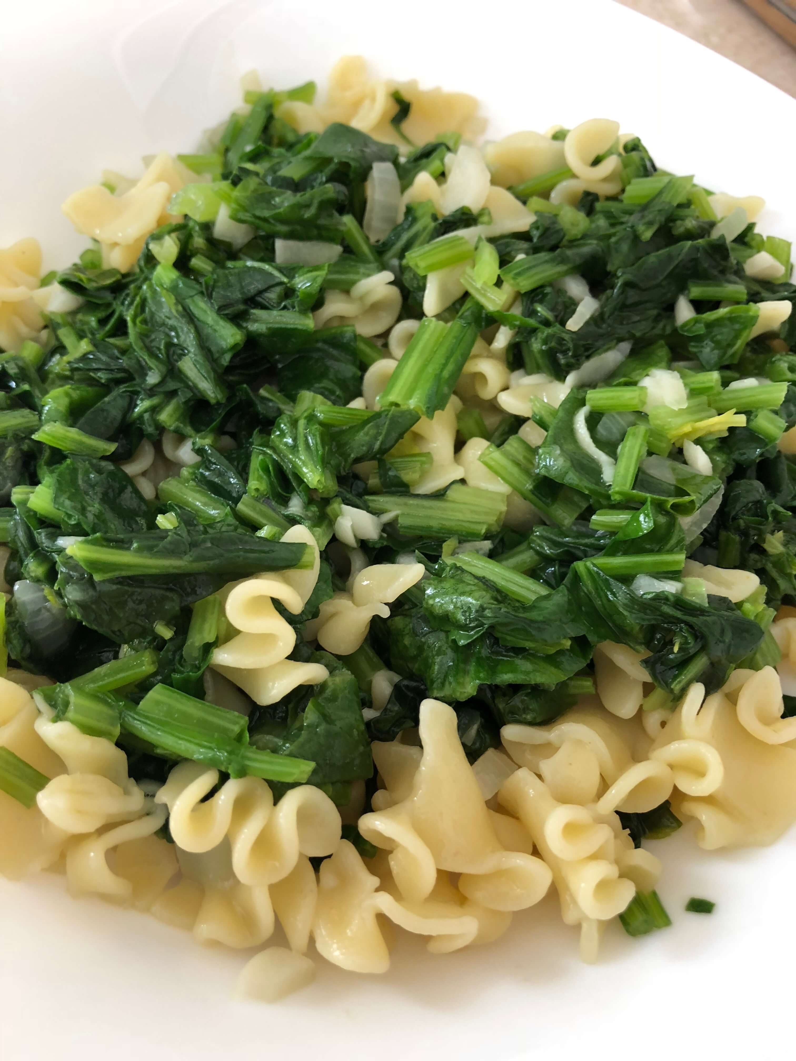 Simple Spinach & Egg Noodle Pasta My Halal Kitchen by Yvonne Maffei
