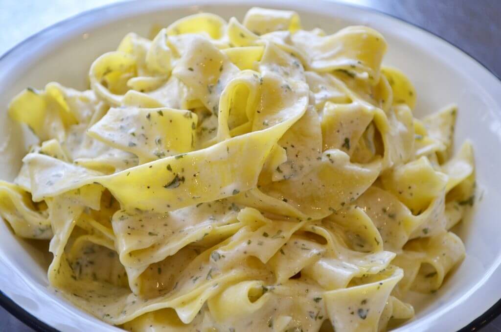 GreekStyle Alfredo Pasta My Halal Kitchen by Yvonne Maffei Global