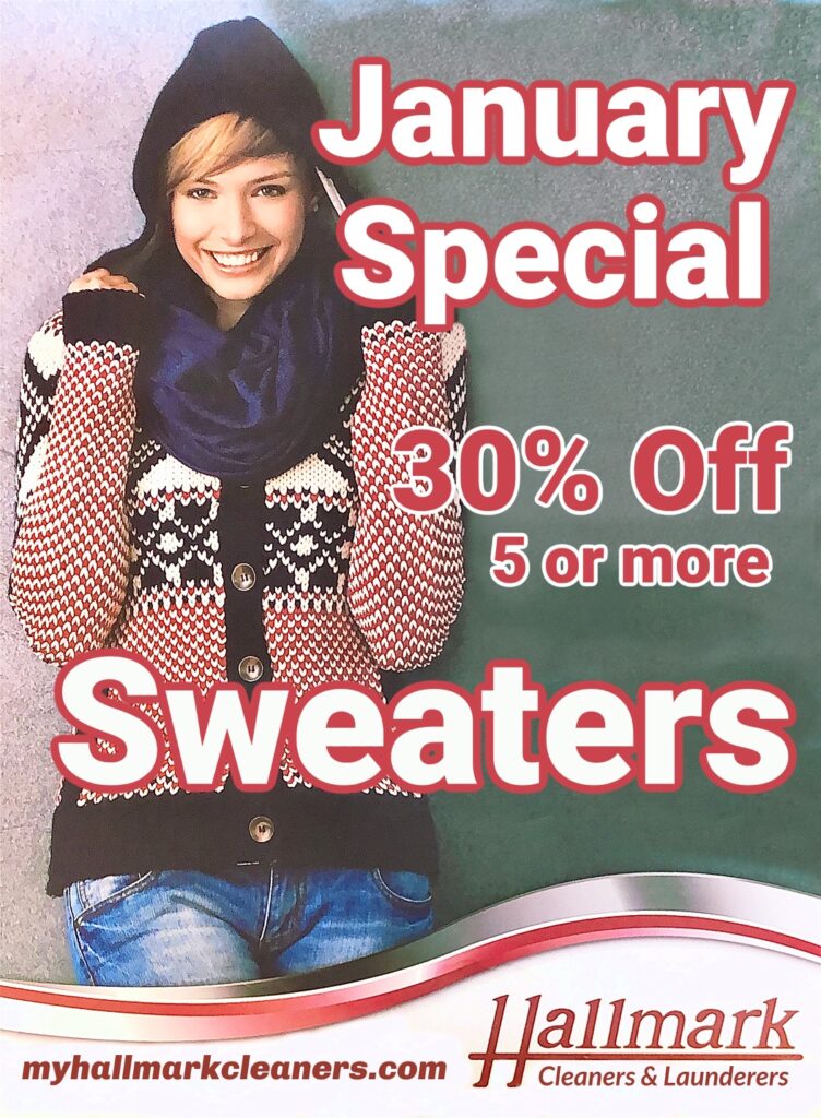 Current Specials Hallmark Cleaning & Laundry