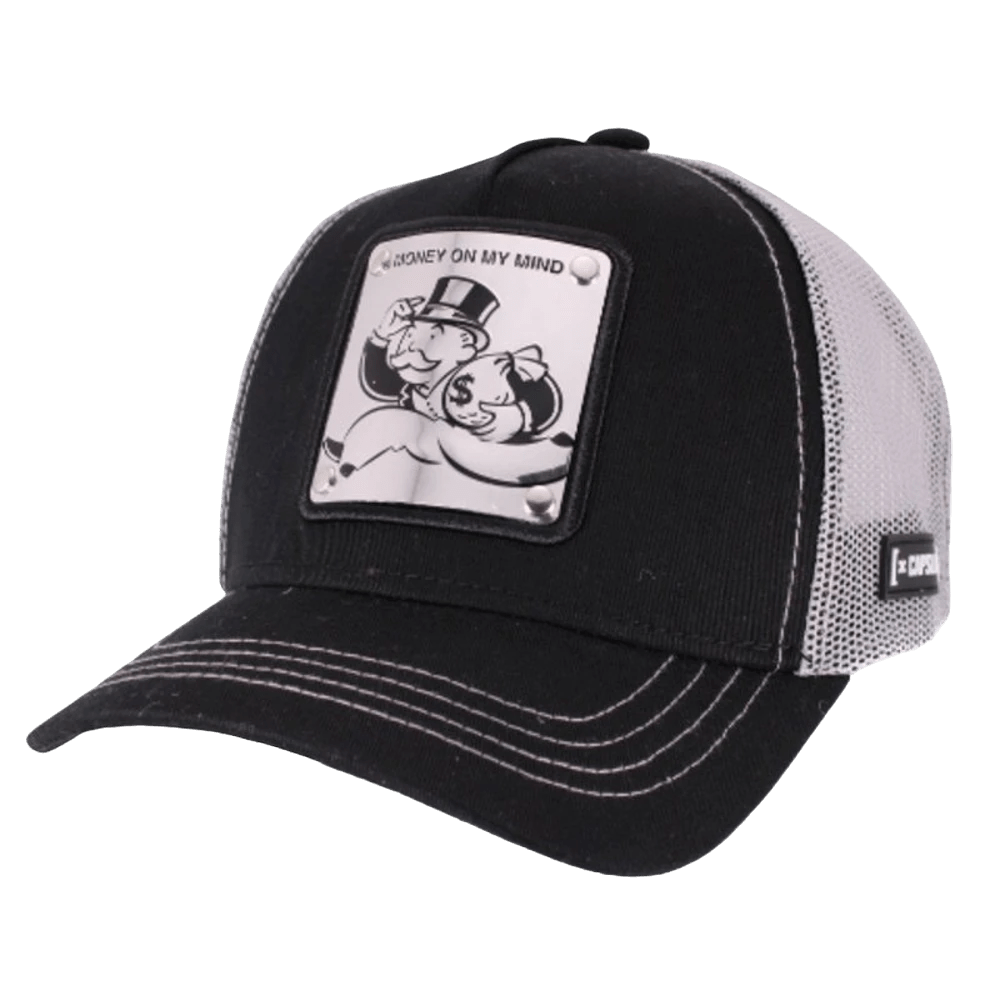 Capslab Monopoly Guy Svart keps