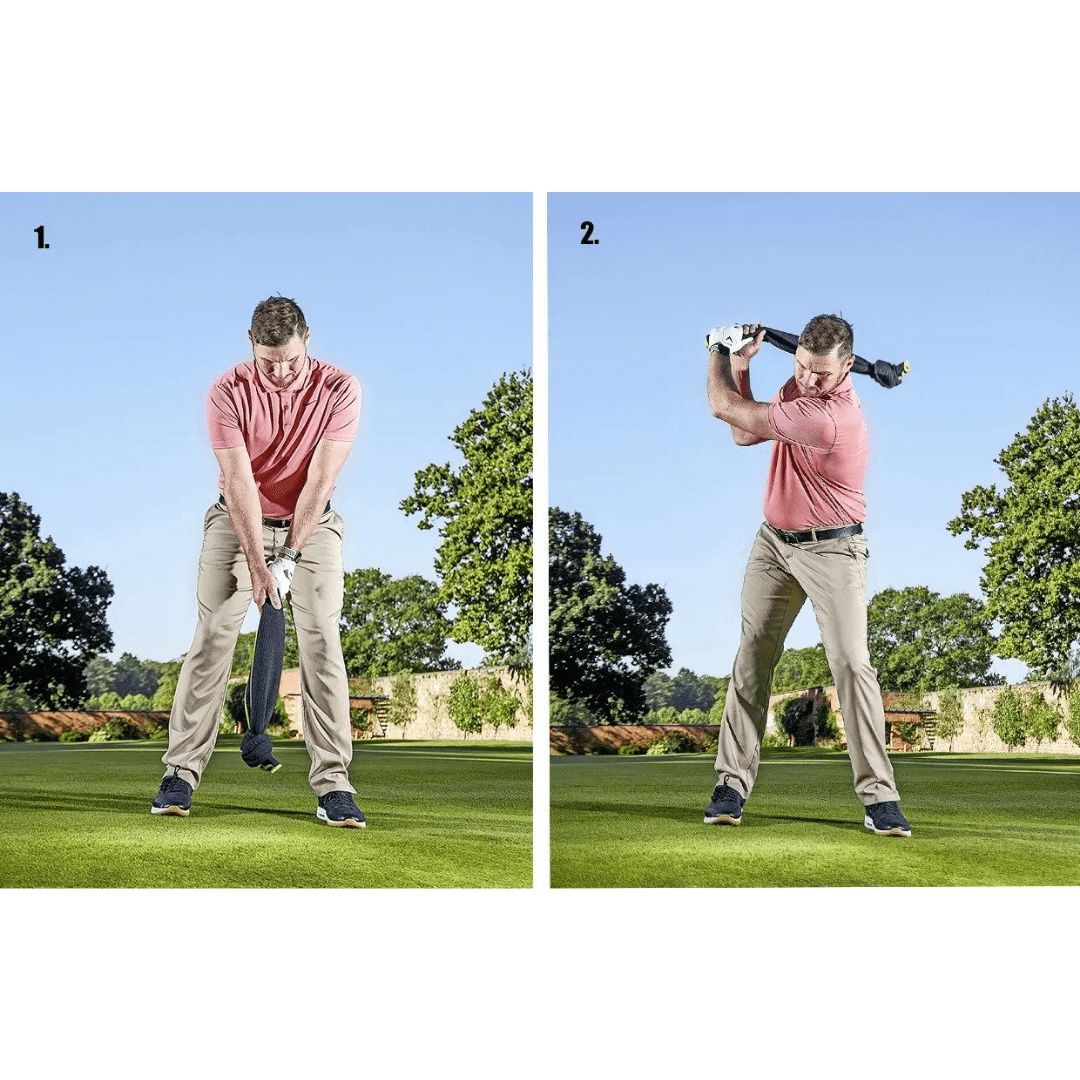 Golf Drills with a Golf Towel myHeadcover