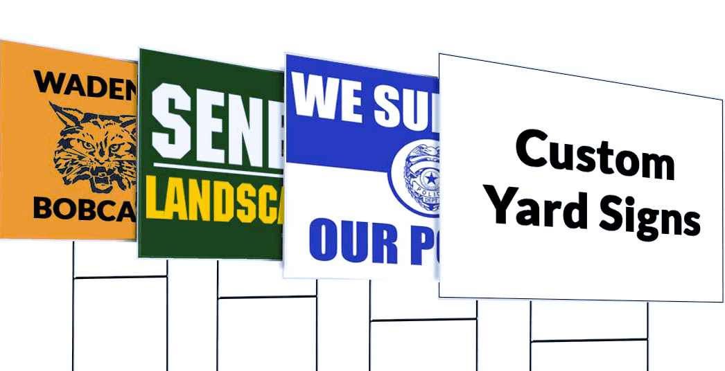 My Heads On a Stick Custom Big Head Cutout Signs