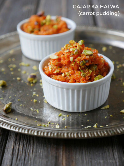 Healthy Gajar Halwa or Gajar Mithai (Carrot Fudge) My Heart Beets
