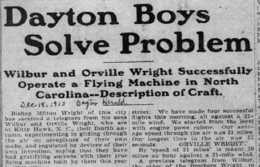 The Wright Brothers MY HERO