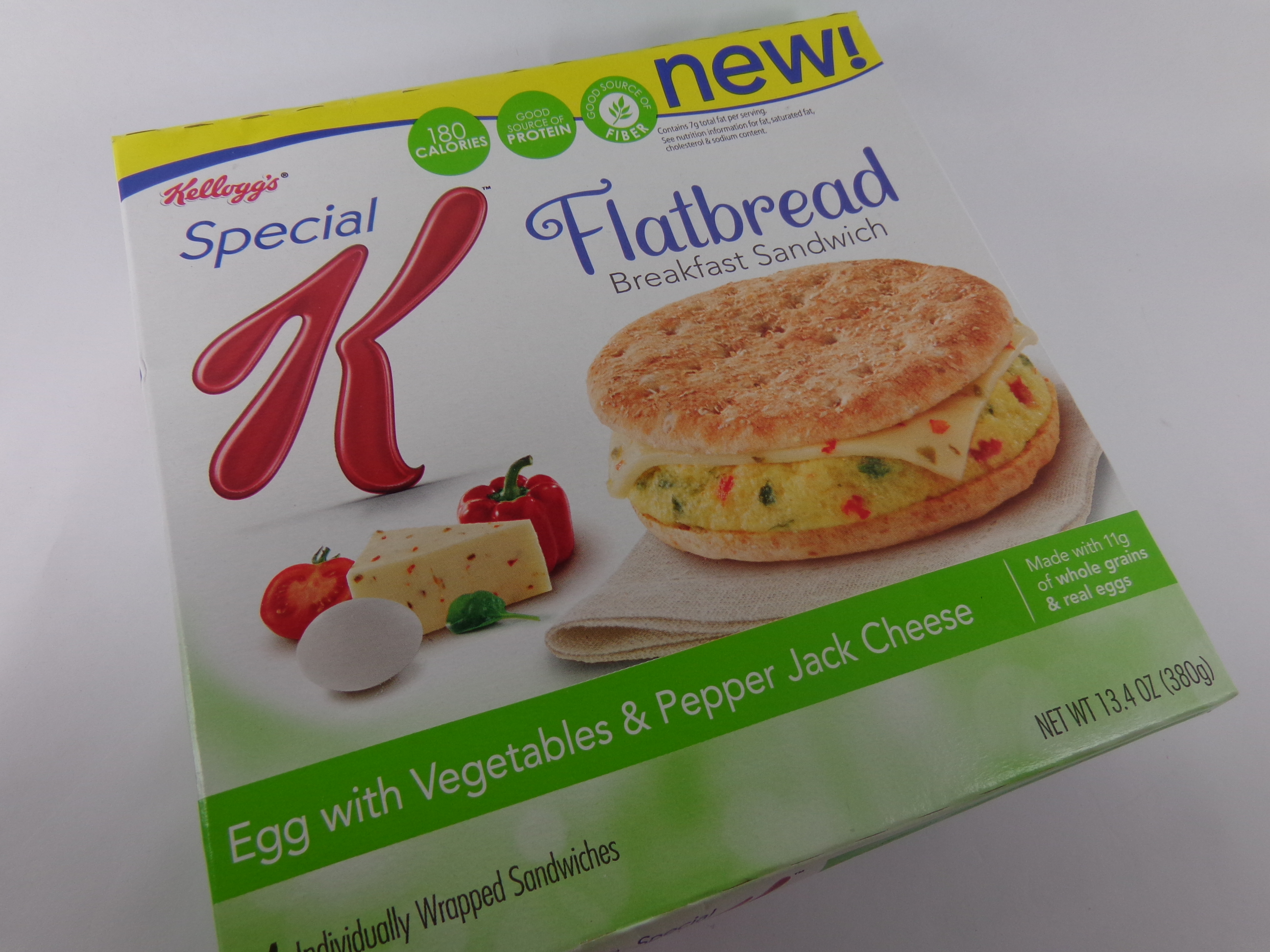 Breakfast Break *NEW* Special K Flatbread Breakfast Sandwich My