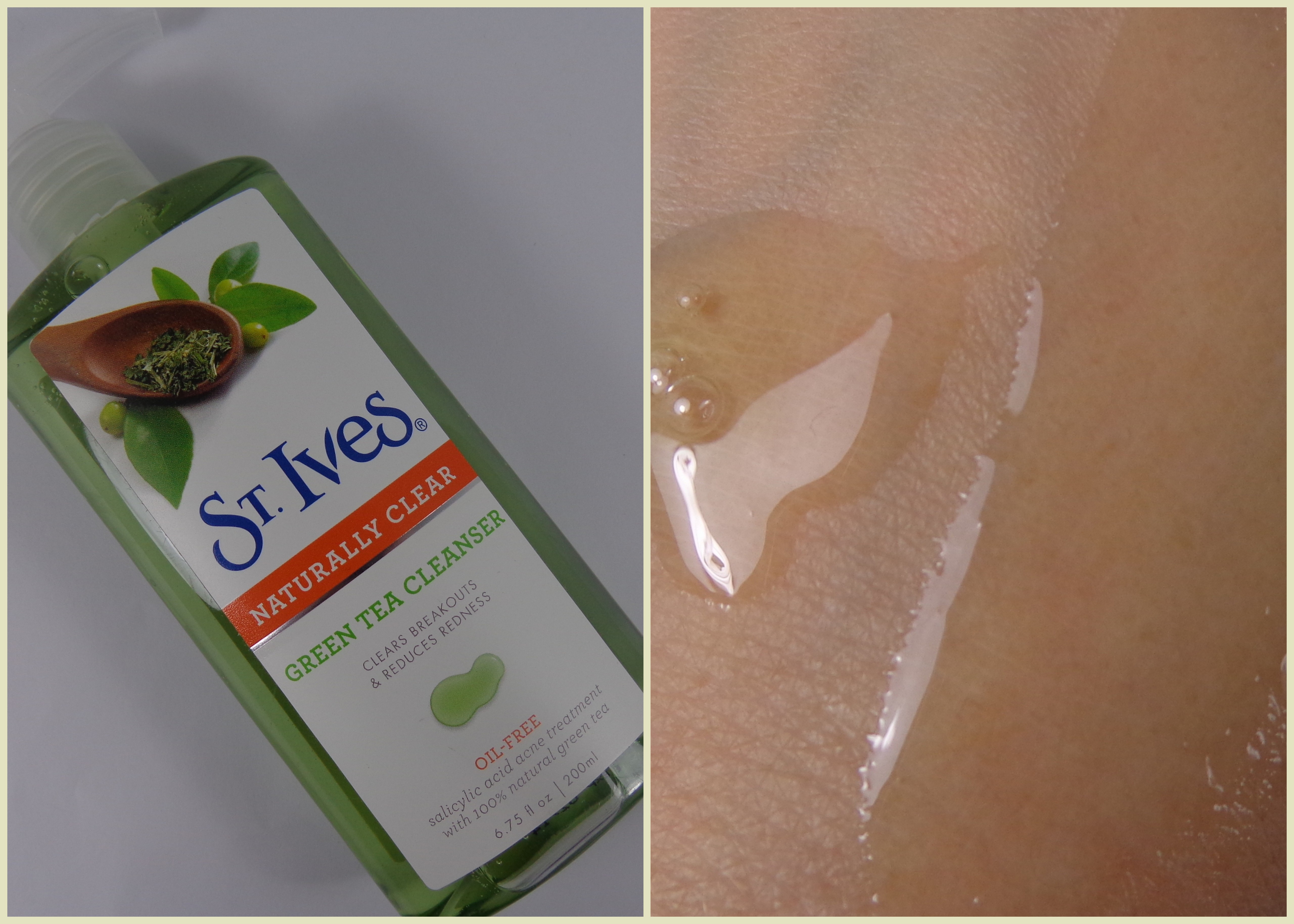 Review St. Ives Naturally Clear Green Tea Cleanser & Green Tea Scrub