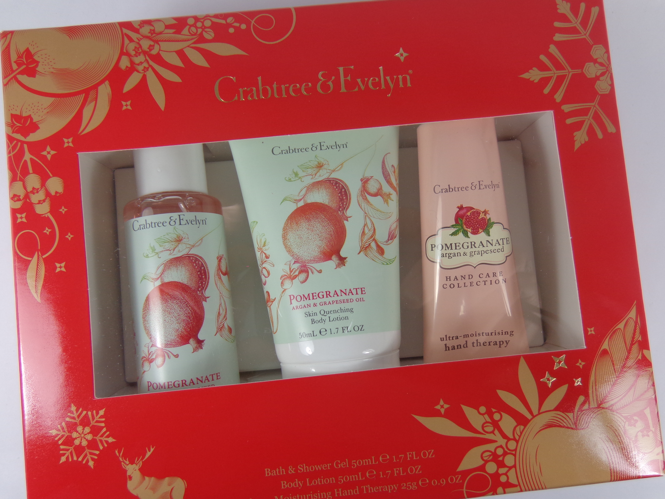 Crabtree & Evelyn Little Luxuries Pomegranate, Argan & Grapeseed Oil