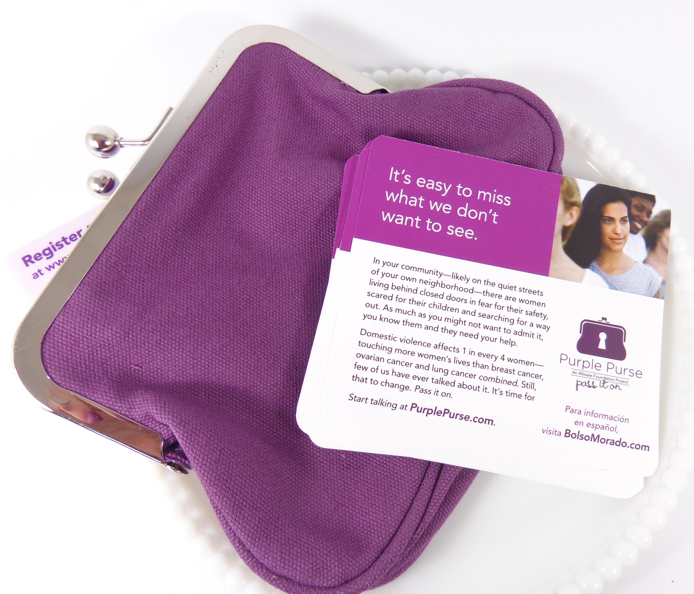 Pass a Purple Purse to Support Domestic Violence Awareness Month My