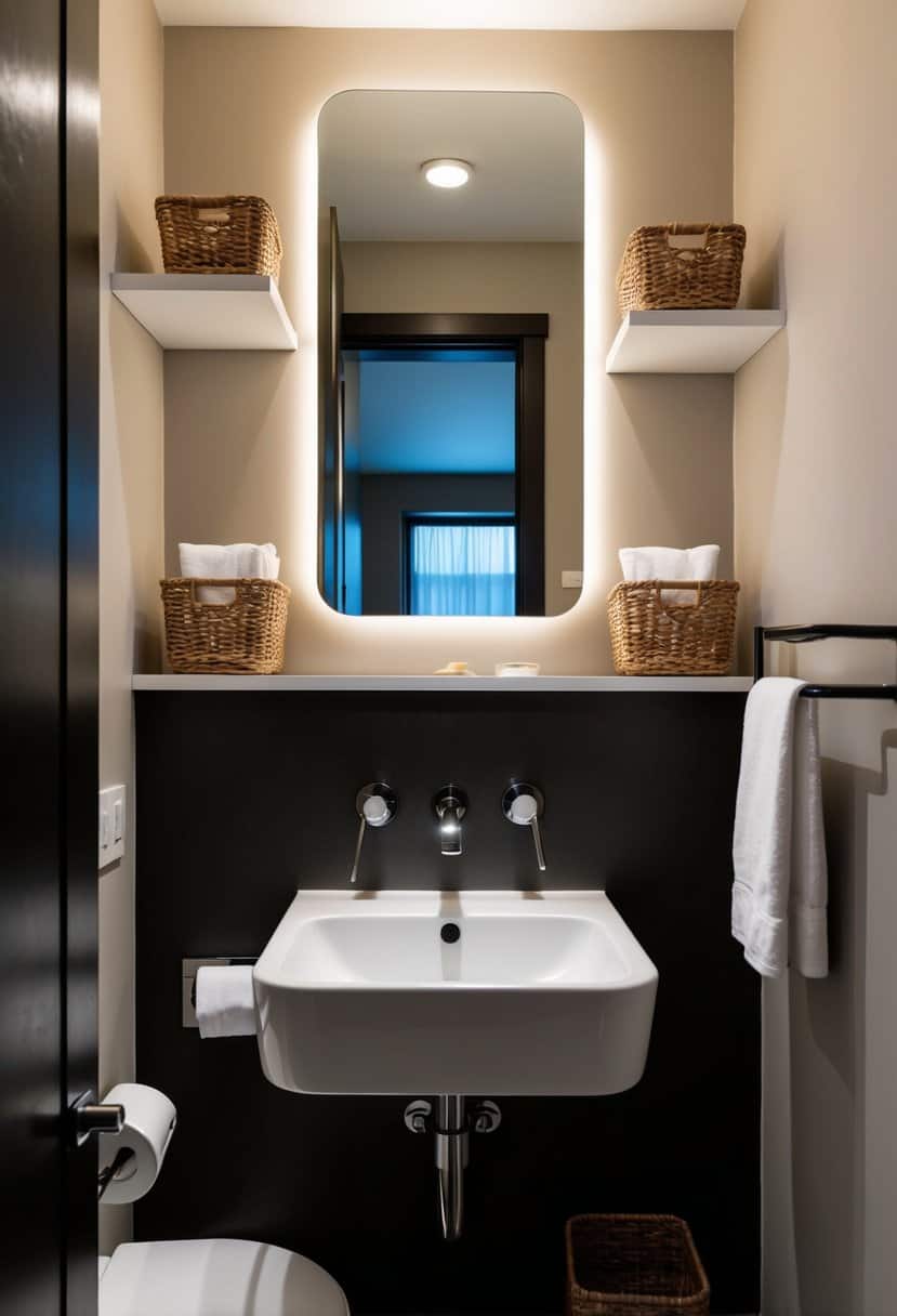 15 Tiny Powder Room Storage Ideas That Maximize Your Small Space My