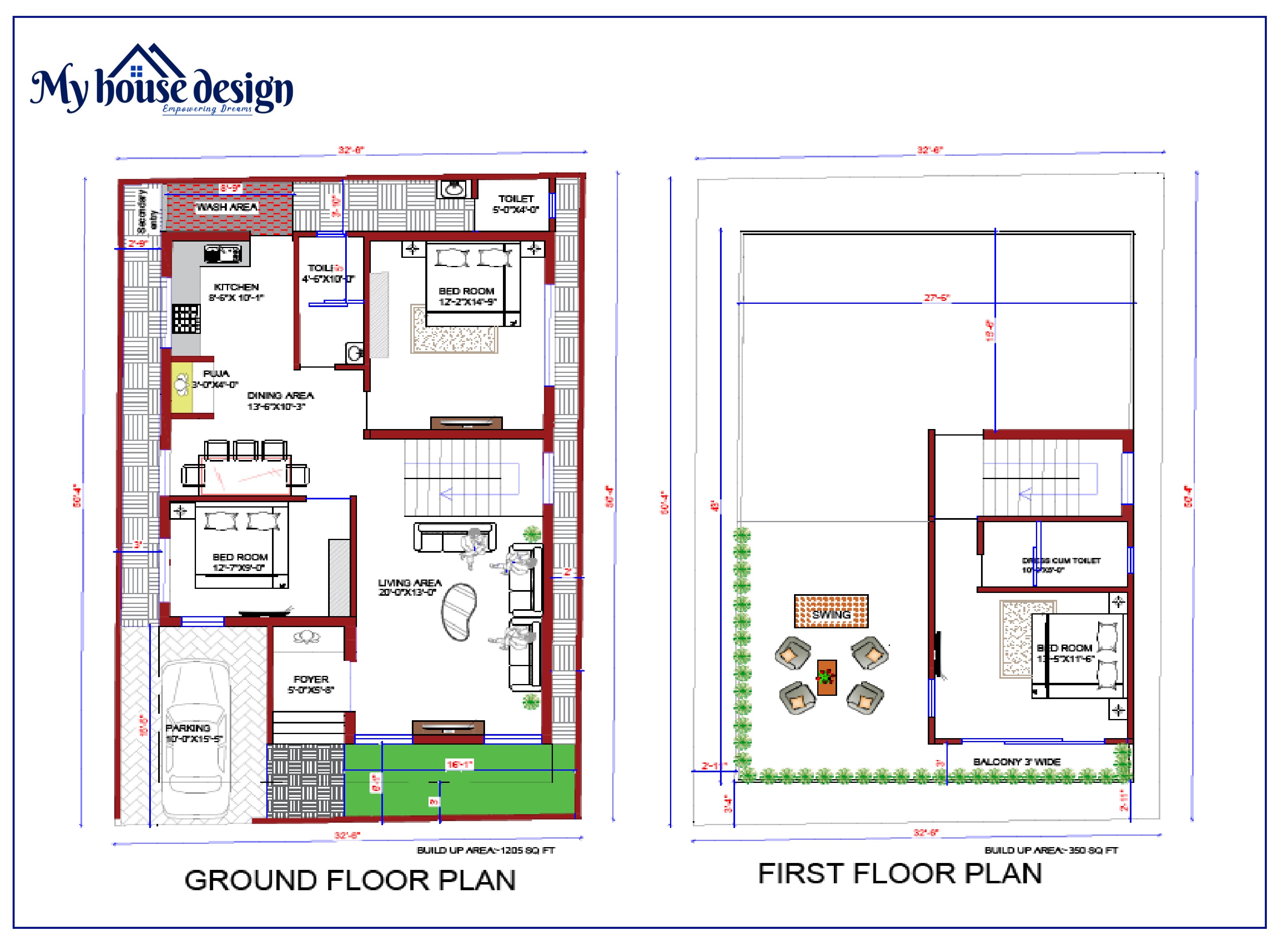 32 By 32 House Plans