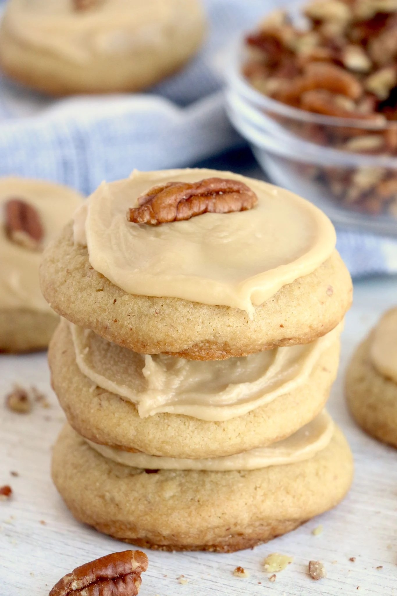 Brown Sugar Pecan Cookies with Brown Sugar Frosting My Incredible Recipes