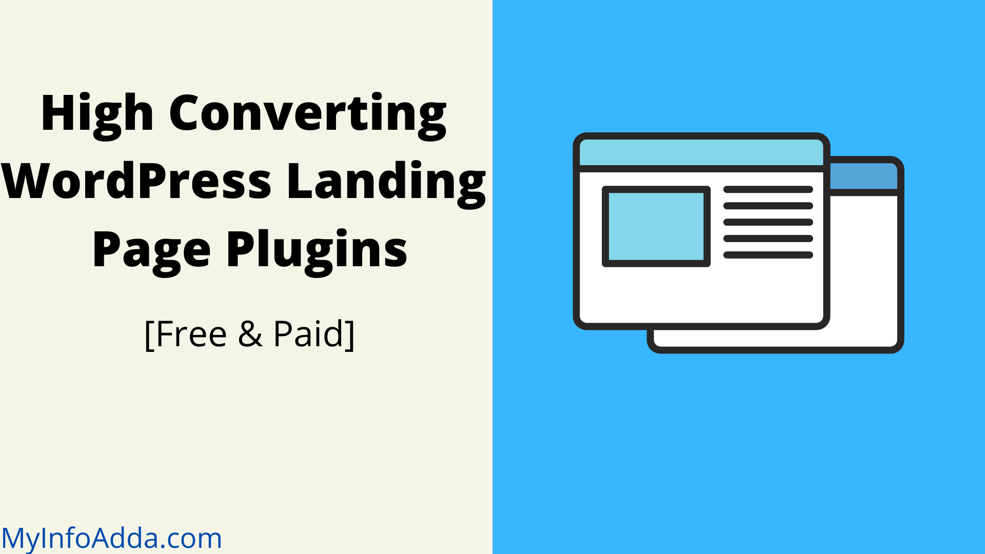 High Converting WordPress Landing Page Plugins MyInfoAdda