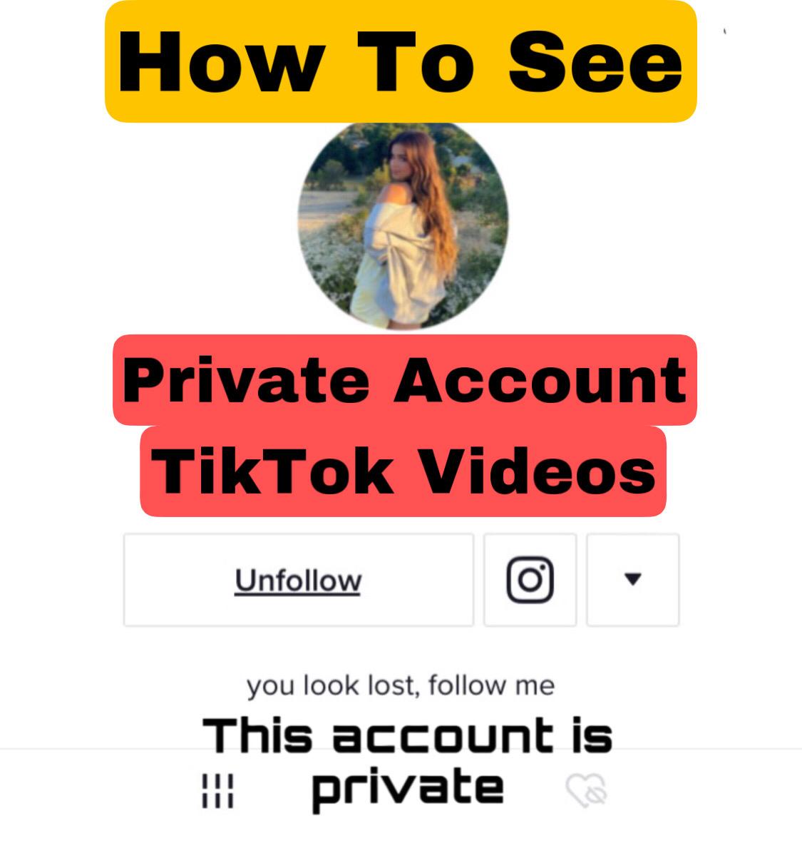 How To See Someone TikTok Private Account Videos? MyInstaFollow Ys(03)