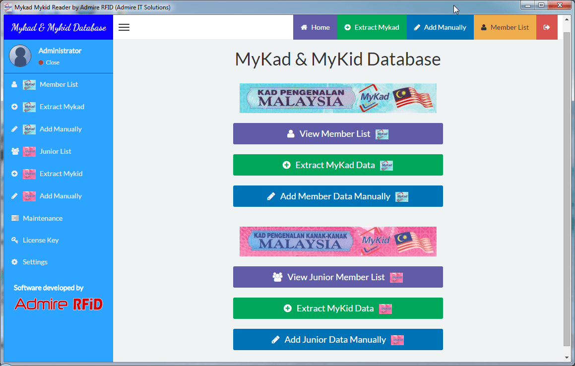 Screenshots Mykad Mykid Reader