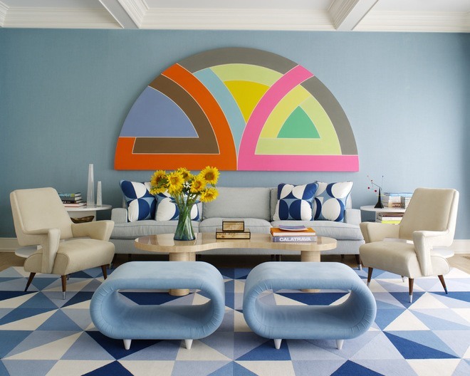 Interesting Color Block Interiors That Will Grab All Of Your Attention