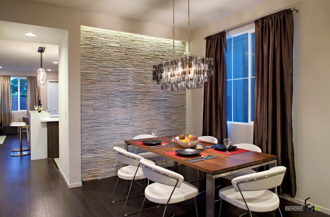 Delightful Stone Wall Dining Rooms That Will Amaze You