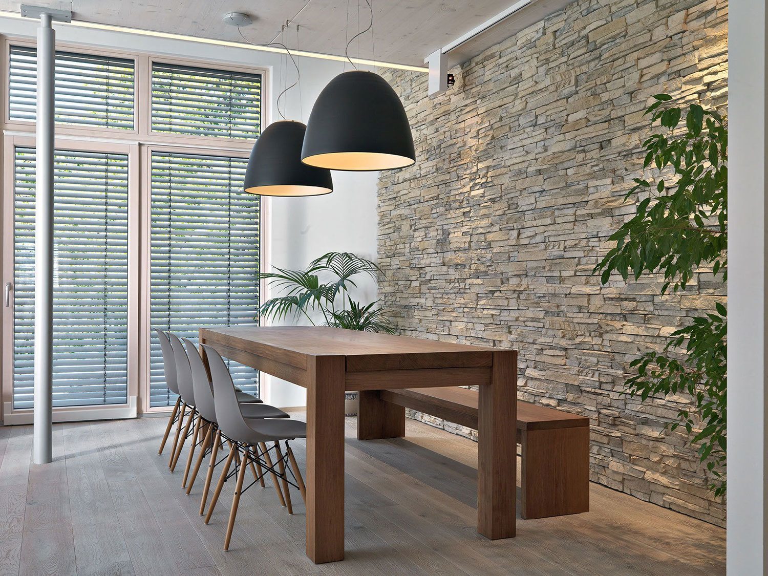 Delightful Stone Wall Dining Rooms That Will Amaze You