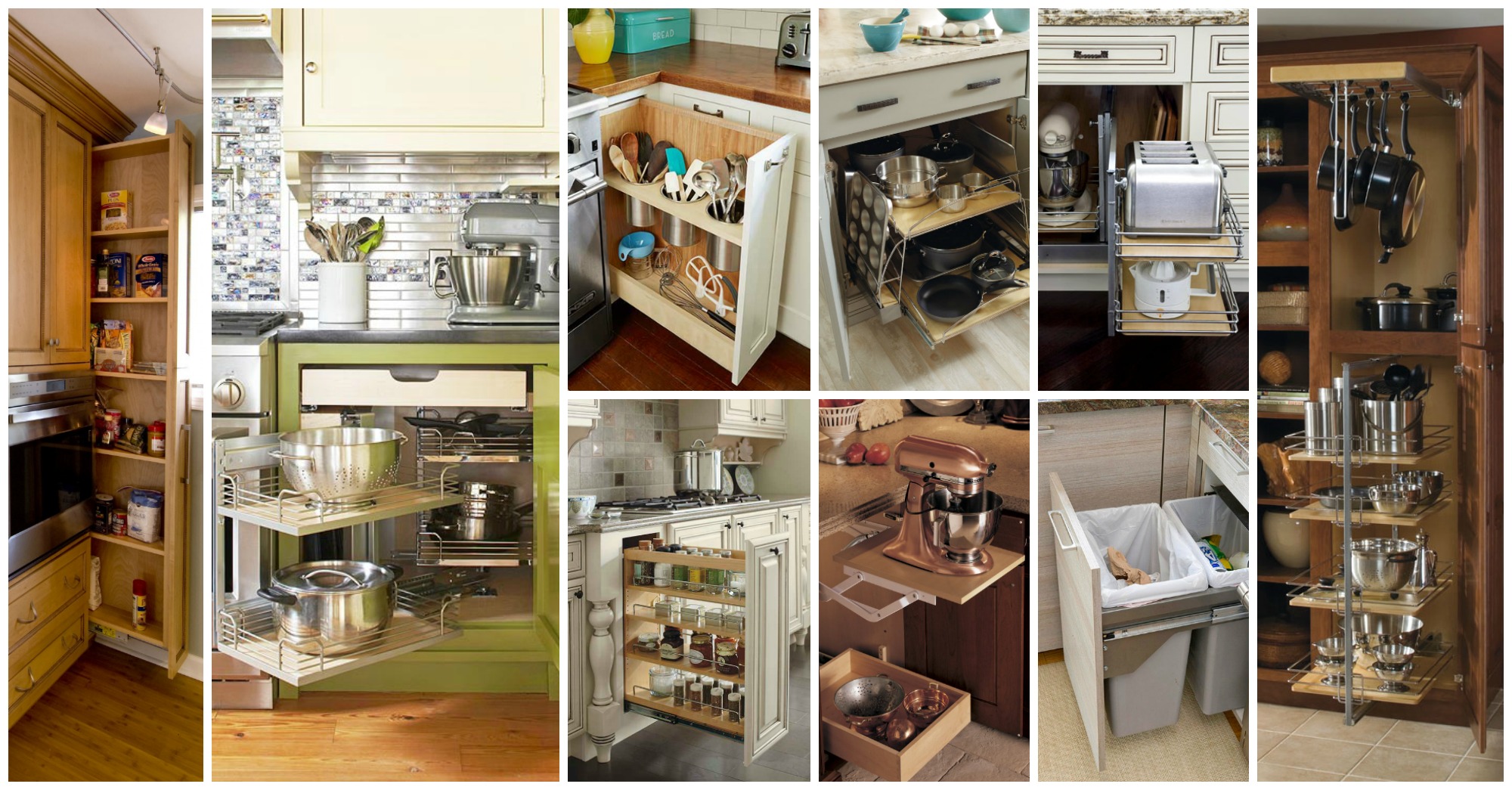 20 PullOut Shelving Units to Organize Your Kitchen