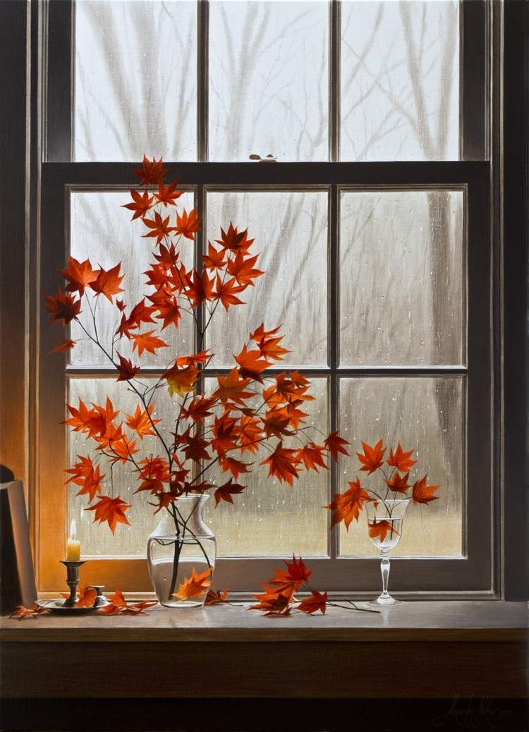 13 Amazing Ways to Decorate the Windows This Fall
