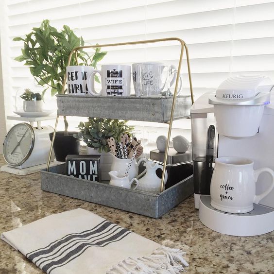 Coffee And Tea Station Is The Smartest Idea For Your Kitchen!
