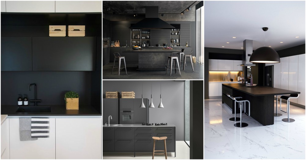 Black Matte Kitchen Designs That Will Steal Your Attention