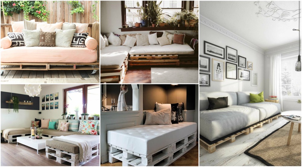 DIY Pallet Sofa Ideas For Living Room On A Budget