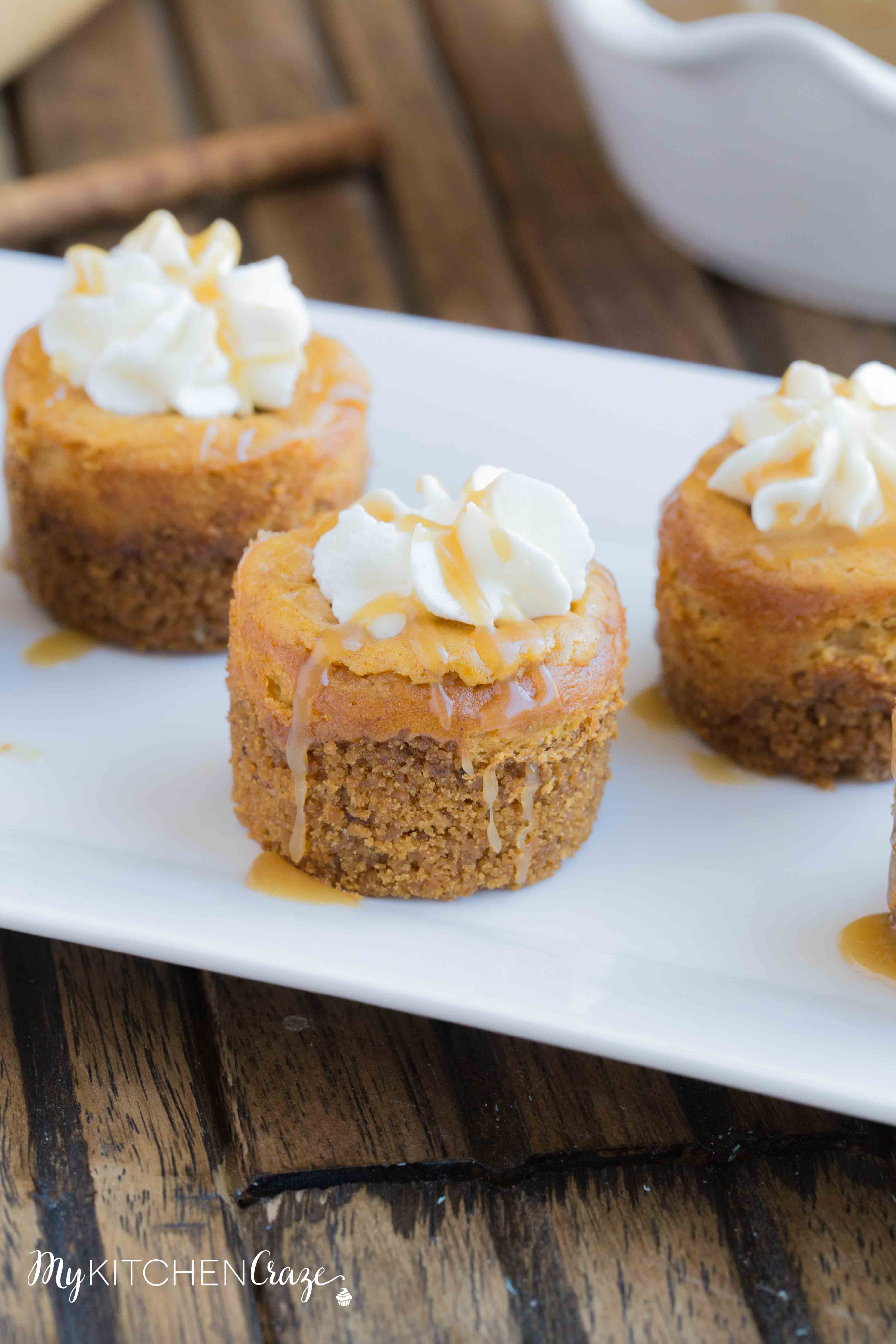 Mini Pumpkin Cheesecakes plus a video My Kitchen Craze