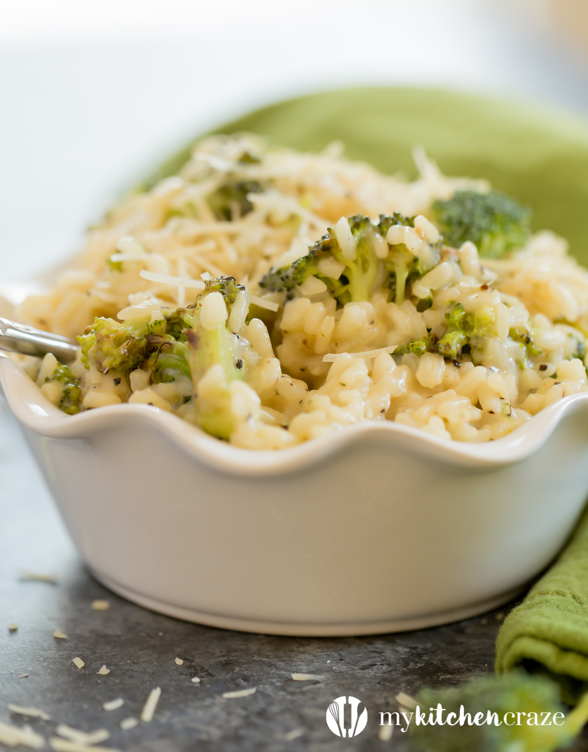 Roasted Broccoli Risotto plus a Video My Kitchen Craze