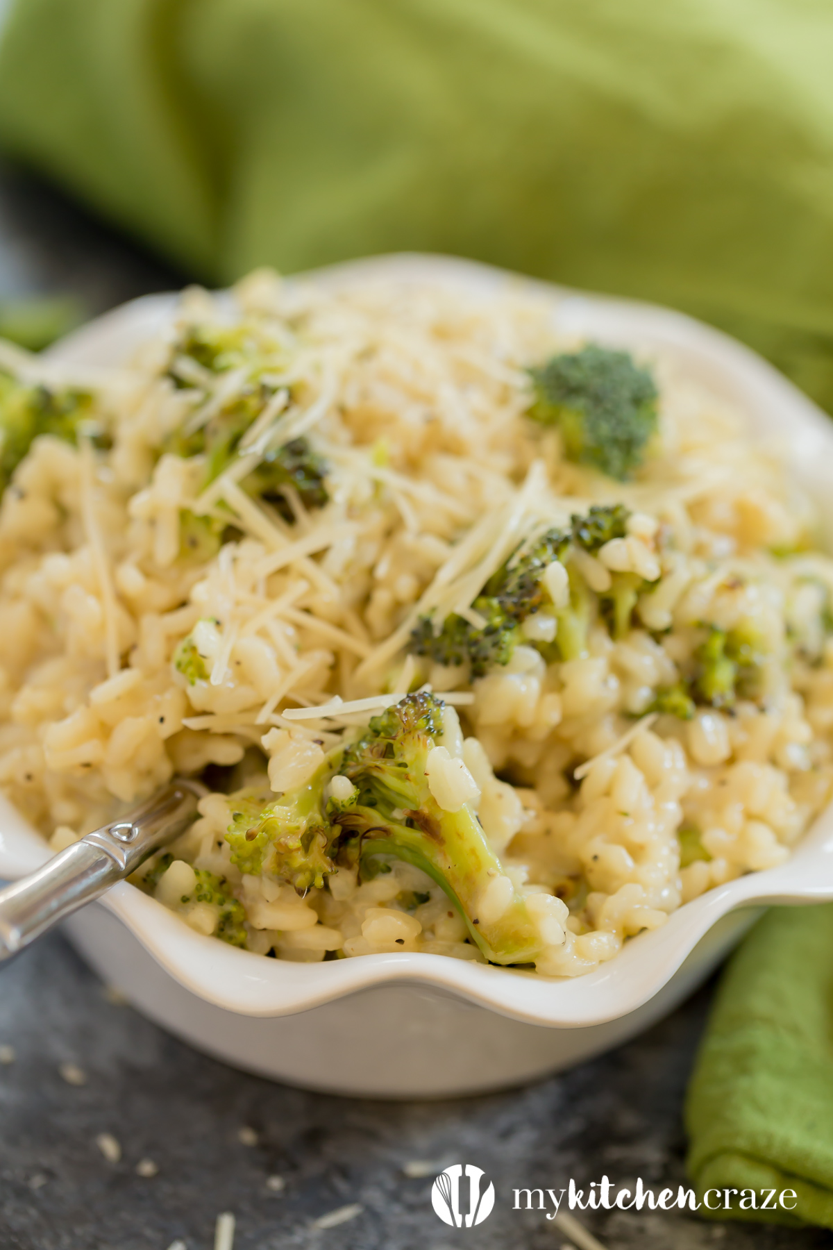 Roasted Broccoli Risotto plus a Video My Kitchen Craze