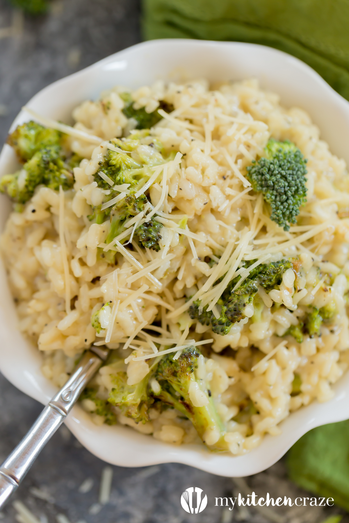 Roasted Broccoli Risotto plus a Video My Kitchen Craze