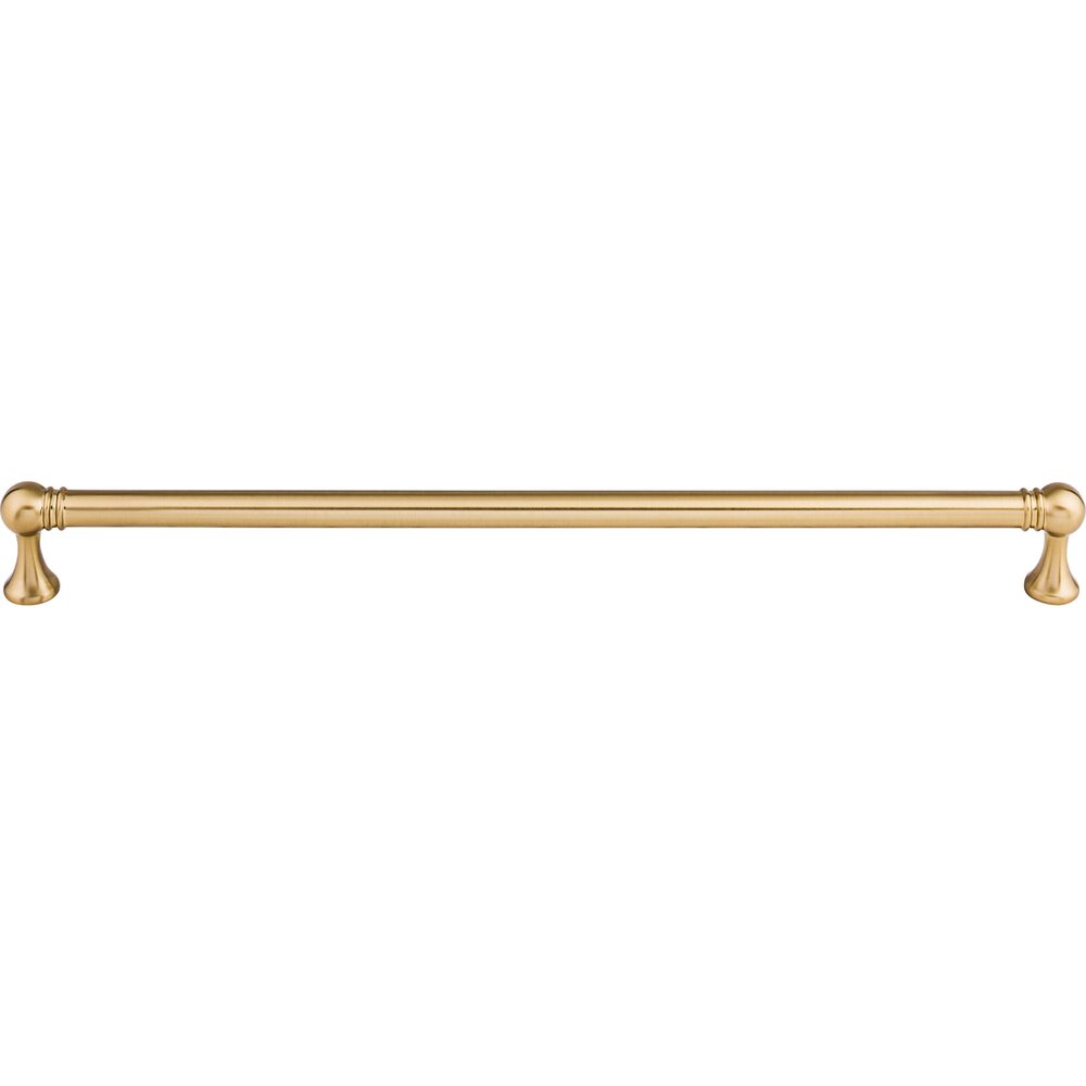 Serene Collection Kara 12" Centers Bar Pull in Honey Bronze by Top