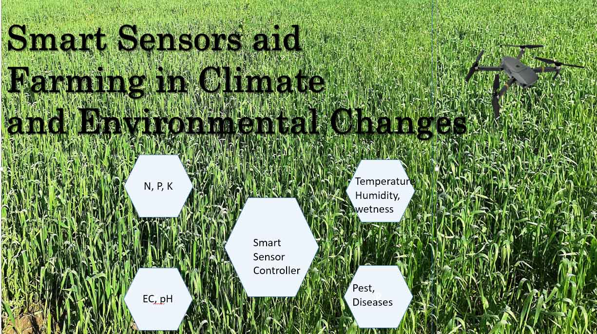 Smart Sensors aid farming in climate and environmental changes