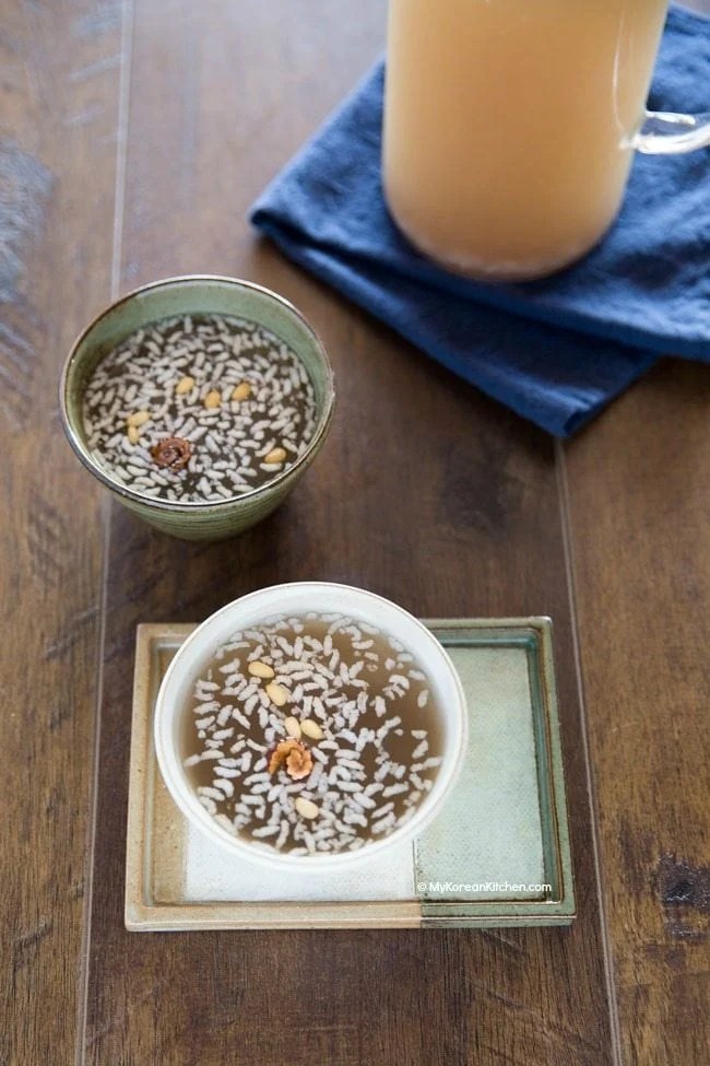 Sikhye (Korean Sweet Rice Drink) My Korean Kitchen