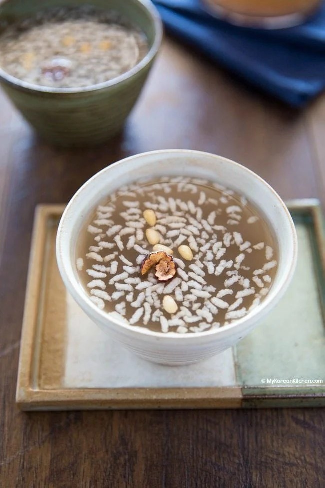 Sikhye (Korean Sweet Rice Drink) My Korean Kitchen