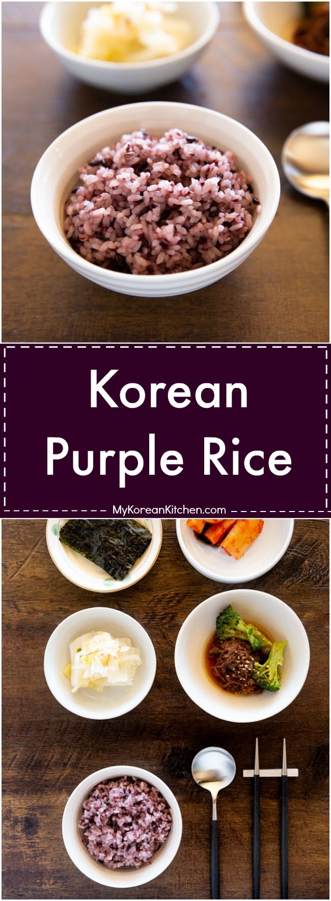 Korean Purple Rice Recipe My Korean Kitchen