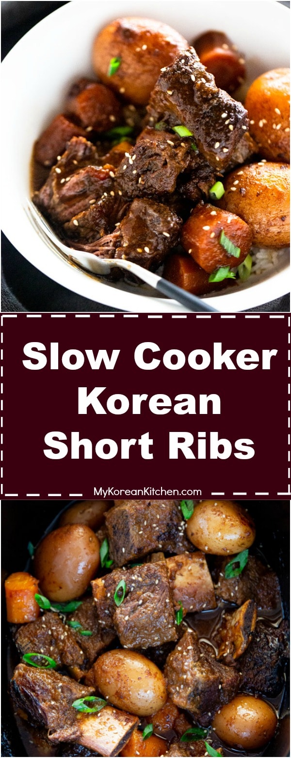 Slow Cooker Korean Short Ribs My Korean Kitchen