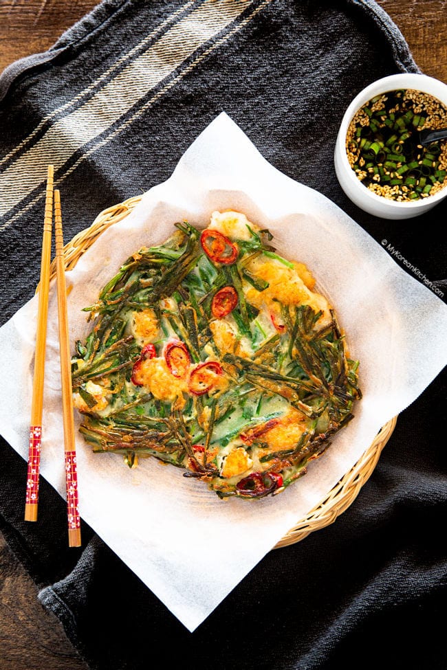 Garlic Chives and Baked Garlic Salad My Korean Kitchen