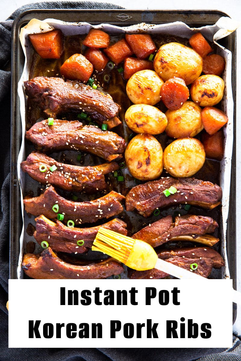 Instant Pot Korean Pork Ribs My Korean Kitchen