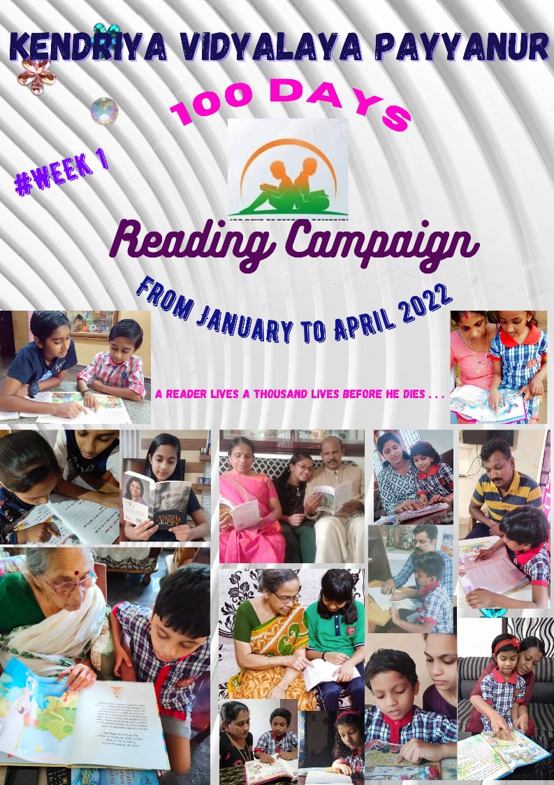 100 Days Reading Campaign LIBRARY KV PAYYANUR