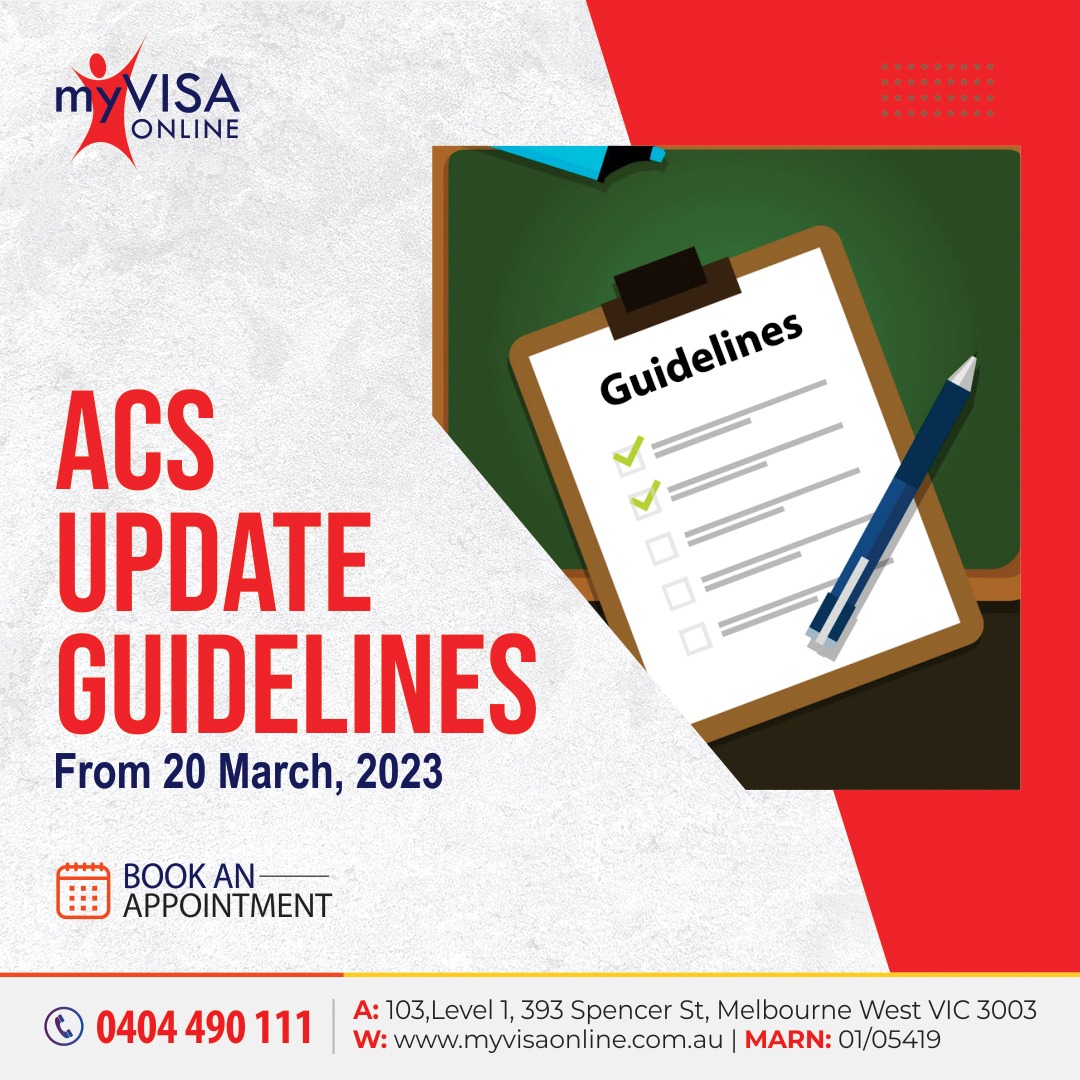 ACS Update Guidelines From 20 March 2023 HOME