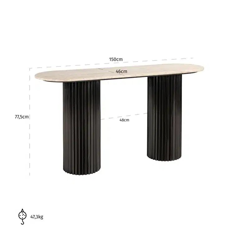 Console Table Ireland Hall table Mylestone Interiors