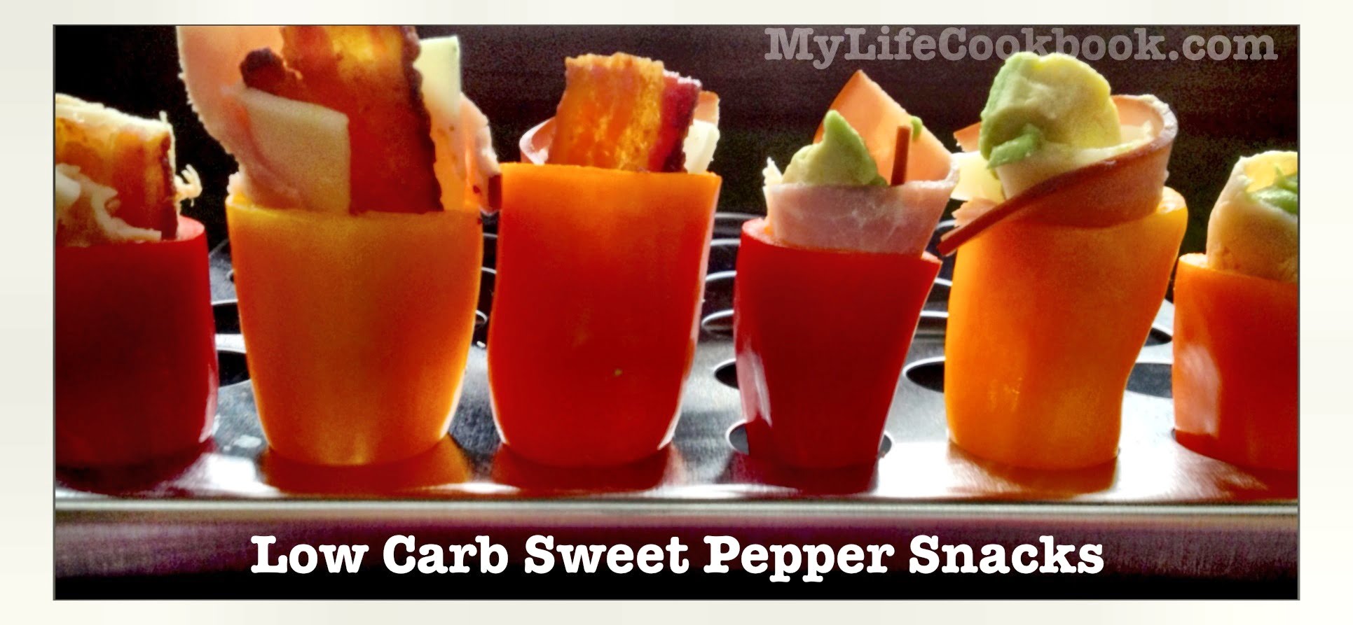 Low Carb Sweet Pepper Snacks My Life Cookbook