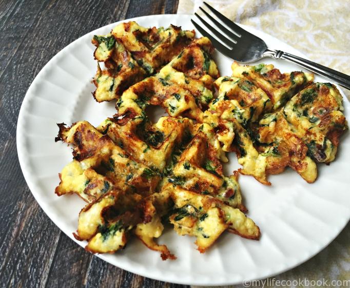 Savory Breakfast Waffles (Low Carb) My Life Cookbook low carb healthy everyday recipes.