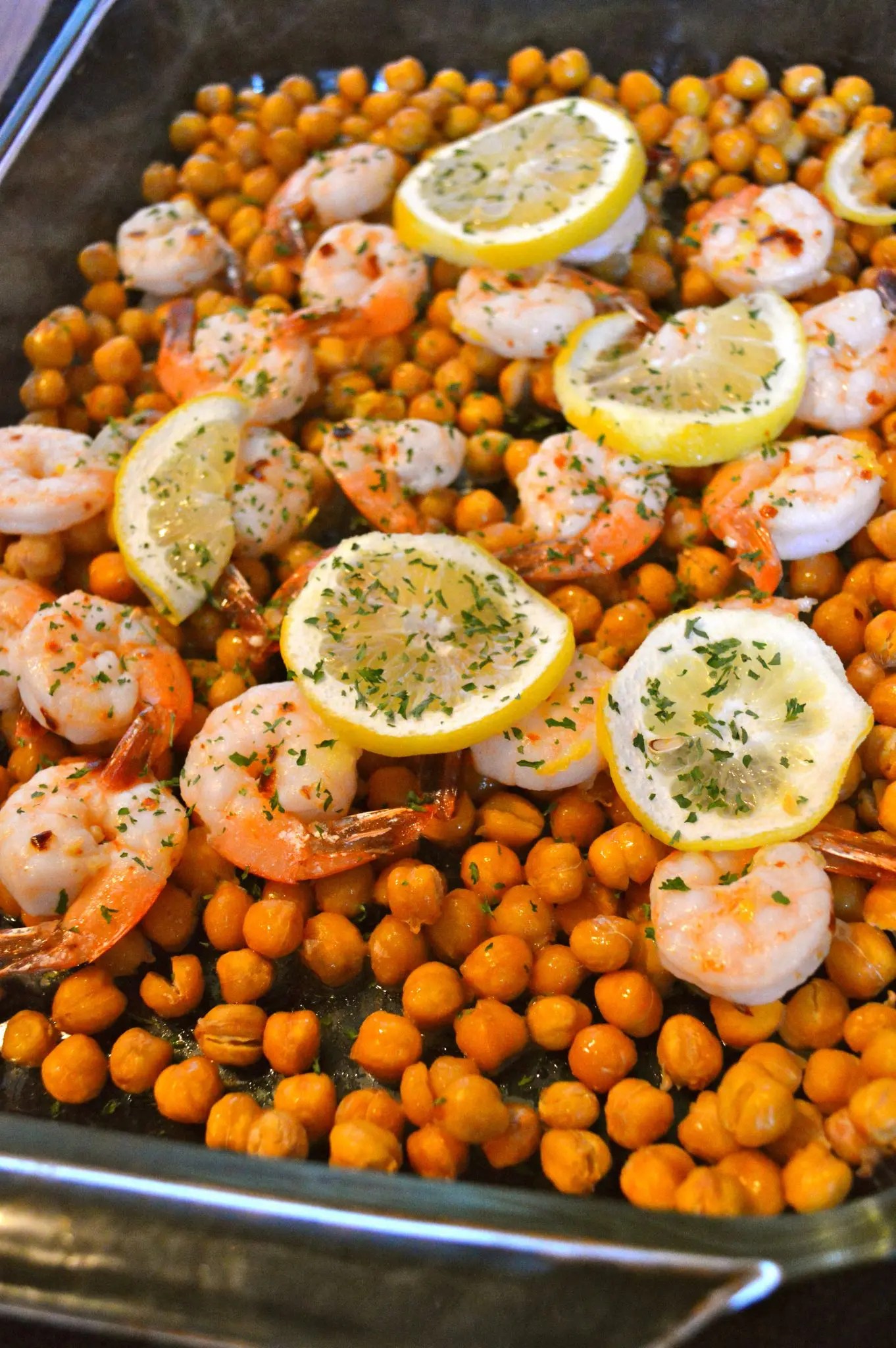 Spicy Lemon & Shrimp with Chickpeas My Life Well Loved