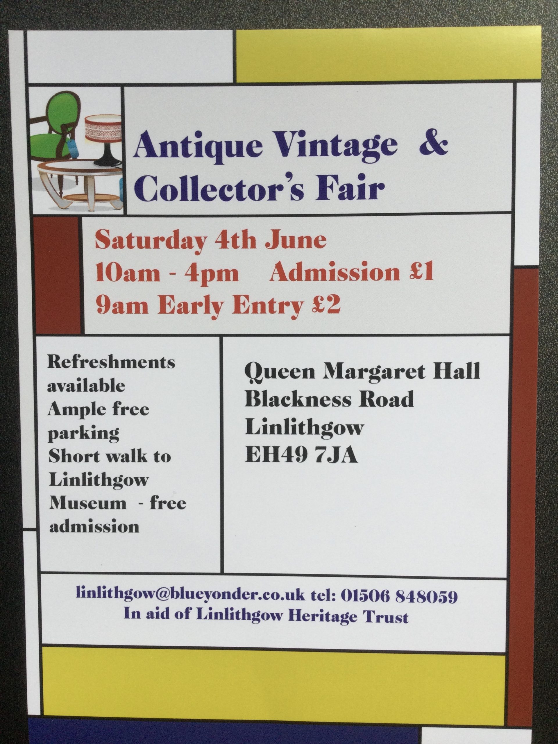 Linlithgow Antique Vintage and Collector's Fair My Linlithgow