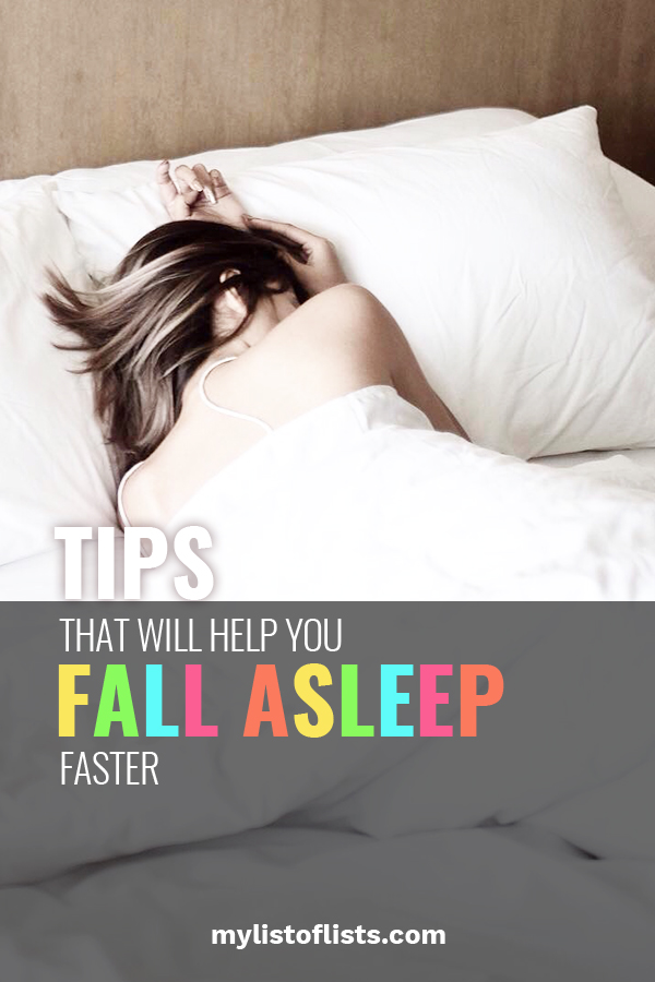 Tips That Will Help You Fall Asleep Faster My List of Lists