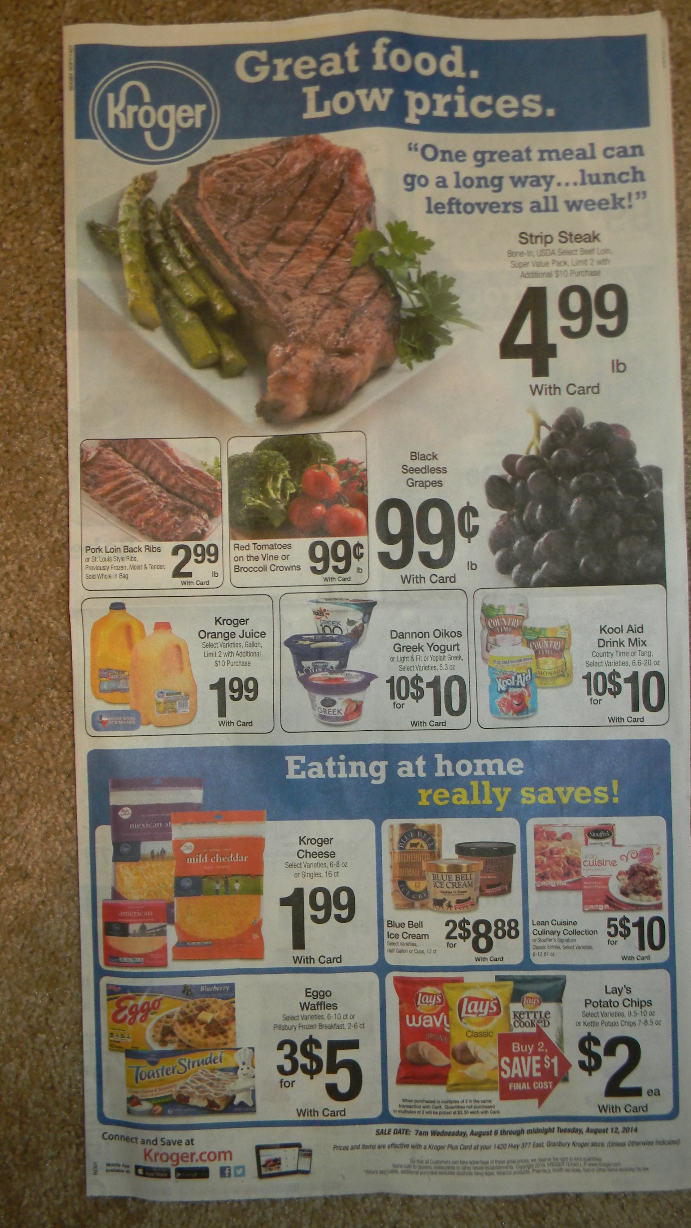 Kroger Early Ad Scan (for sale tomorrow) MyLitter One Deal At A Time