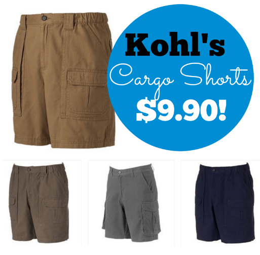 Kohl's Men's Cargo Shorts only 9.90! (Reg 26) MyLitter One Deal