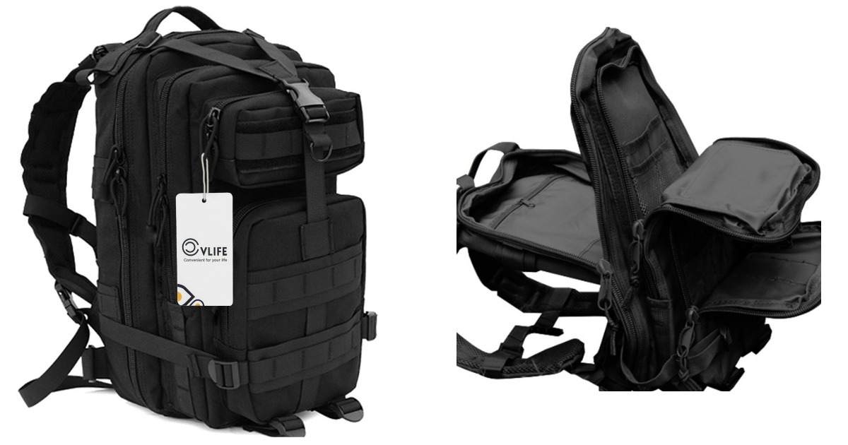 Amazon CVLIFE Outdoor Tactical Backpack Military Rucksacks only 18.99
