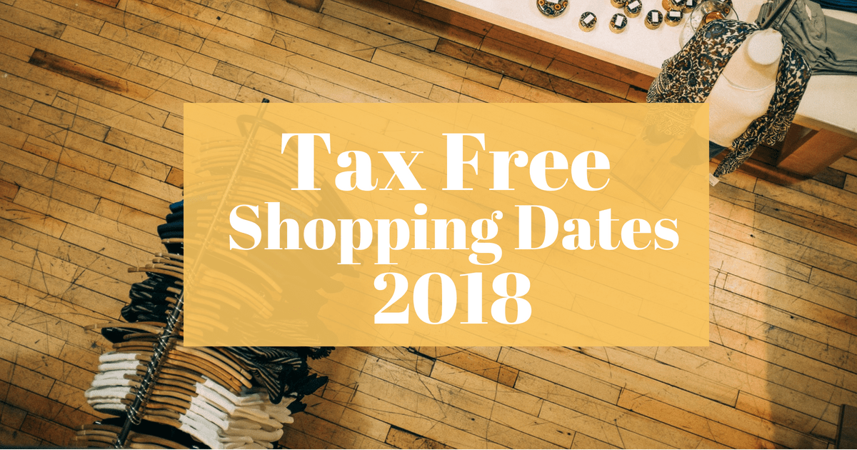 Tax Free Weekend 2018 MyLitter One Deal At A Time